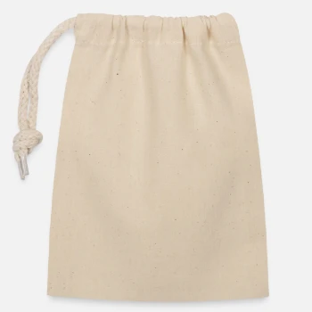 Sac cadeau en coton avec cordon (14 x 20 cm)