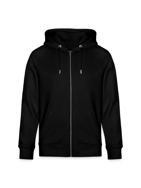 Stanley/Stella Unisex Bio-Kapuzenjacke CULTIVATOR  - Schwarz - Vorne