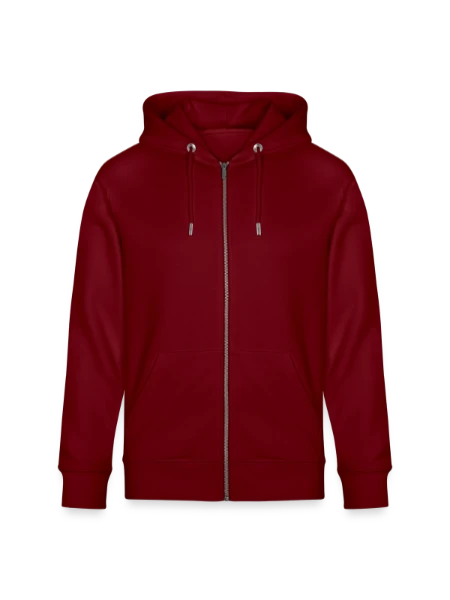 Stanley/Stella CULTIVATOR  Unisex Organic Hooded Jacket - burgundy - Front