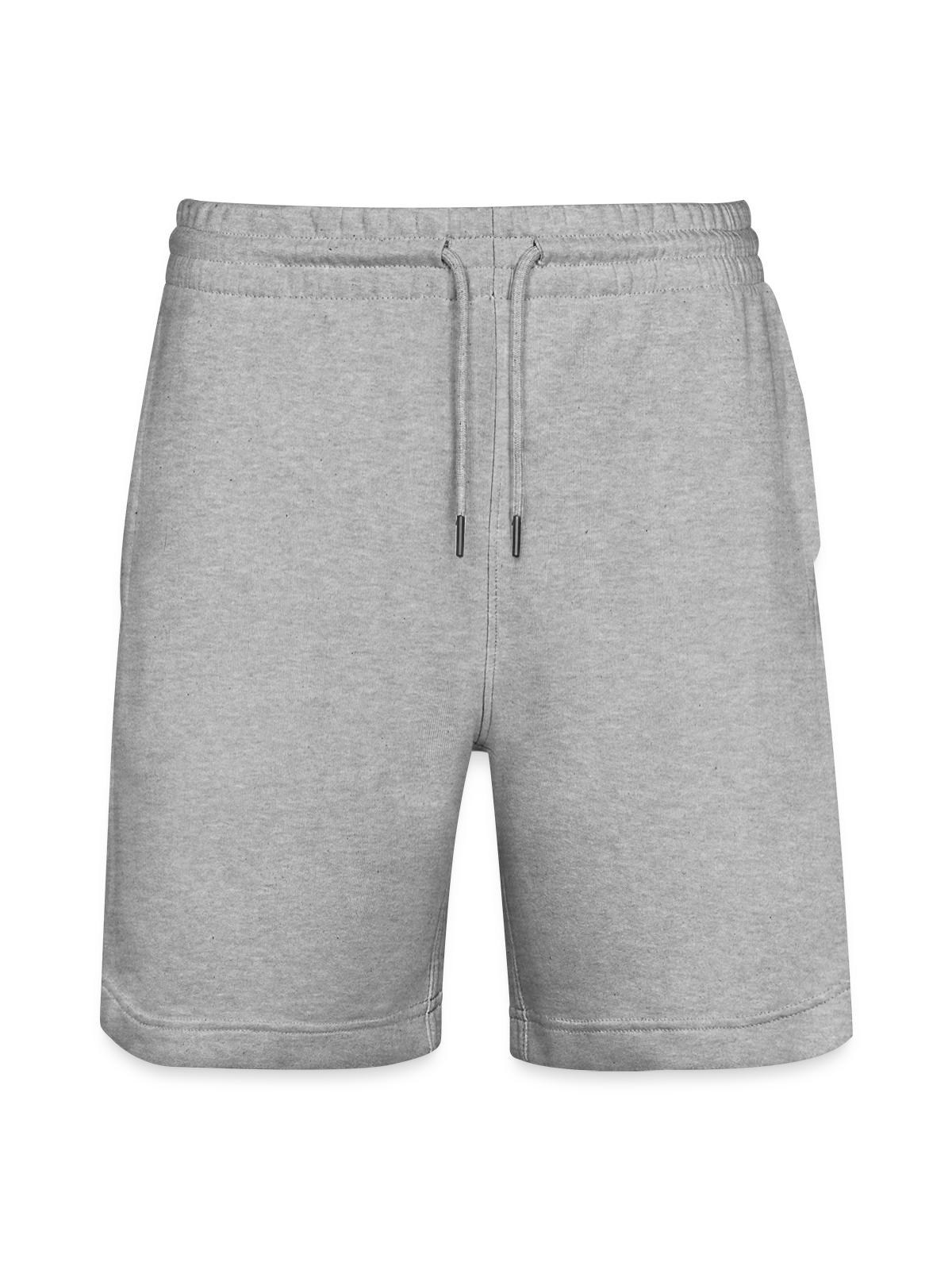 Stanley/Stella Trainer Unisex Organic Jogging Shorts - heather grey - Front