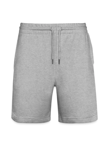 Stanley/Stella Unisex Bio Joggingshorts Trainer  - Grau meliert - Vorne