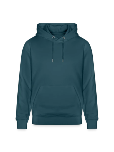 Sweat à capuche bio CRUISER Stanley/Stella Unisexe - bleu pétrole foncé - Devant