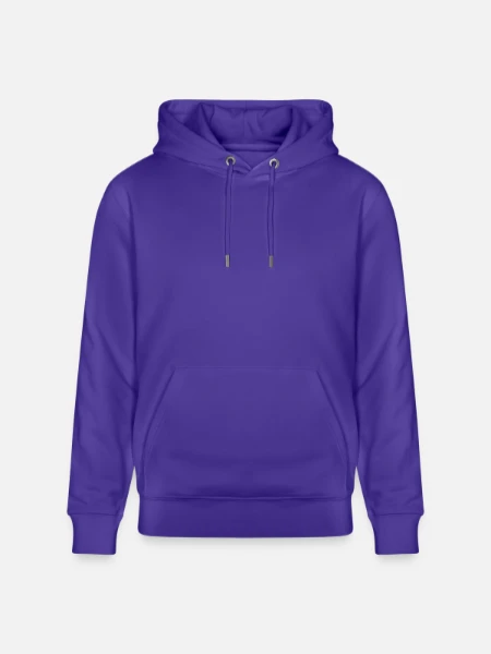 Stanley/Stella CRUISER Unisex Organic Hoodie - purple love  - Front
