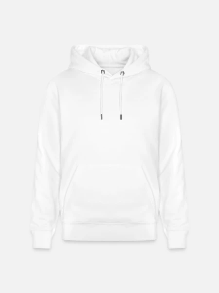 Stanley/Stella CRUISER økologisk unisex-hoodie - hvid - Foran