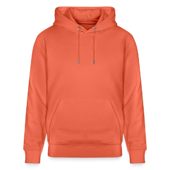 Stanley/Stella Unisex Bio-Hoodie CRUISER  - Hellrot - Vorne - Alina (178cm) & Michal (187cm)
