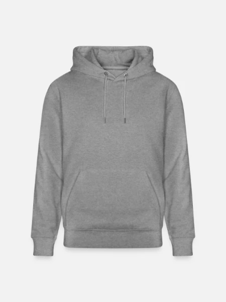 Stanley/Stella Unisex Bio-Hoodie CRUISER  - Hellgrau marmoriert - Vorne