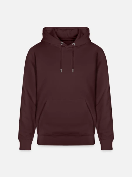 Stanley/Stella CRUISER Unisex Organic Hoodie - maroon - Front