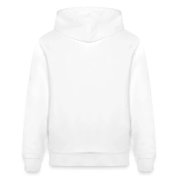 Stanley/Stella CRUISER økologisk unisex-hoodie - hvid - Bagpå - Alina (178cm)