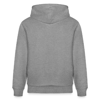 Stanley/Stella Unisex Bio-Hoodie CRUISER  - Hellgrau marmoriert - Hinten - Alina (178cm)