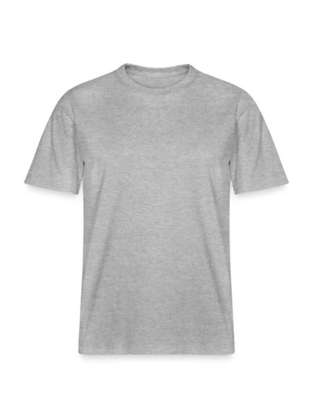  RELAXED FIT Unisex Organic T-Shirt - heather grey - Front