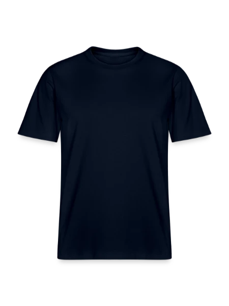  RELAXED FIT Unisex Organic T-Shirt - french navy - Front