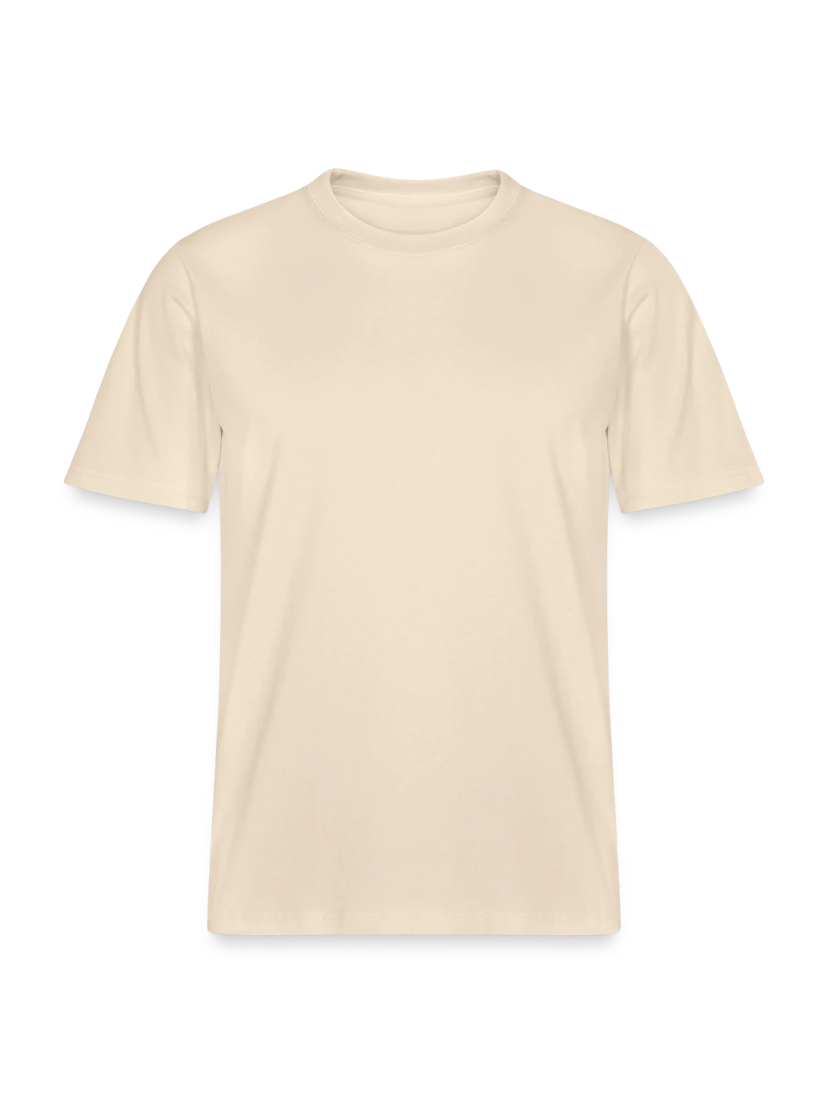  RELAXED FIT Unisex Organic T-Shirt - soft Ecru - Front