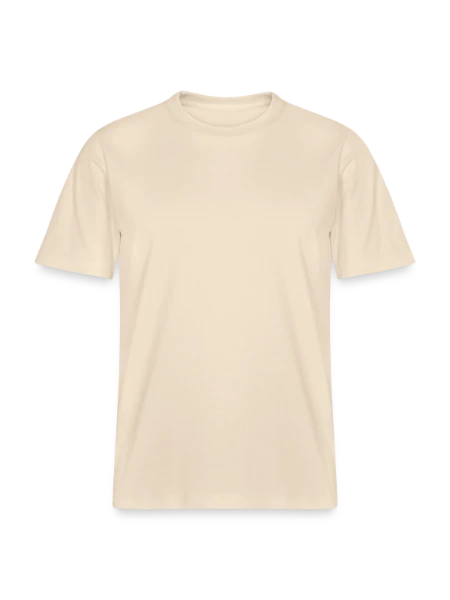 RELAXED FIT Unisex Organic T-Shirt - Natur - Vorne