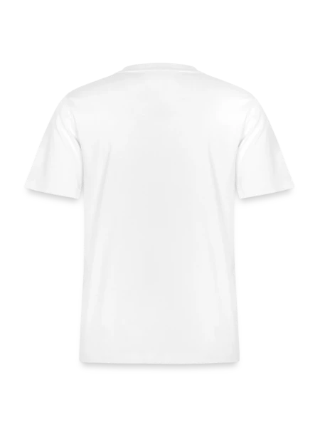  RELAXED FIT Unisex Organic T-Shirt - white - Back