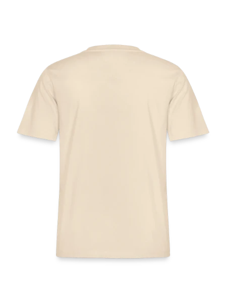  RELAXED FIT Unisex Organic T-Shirt - soft Ecru - Back