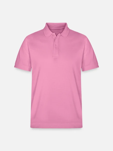 Stanley/Stella Unisex Organic Polo Shirt PREPSTER - bubble pink - Front