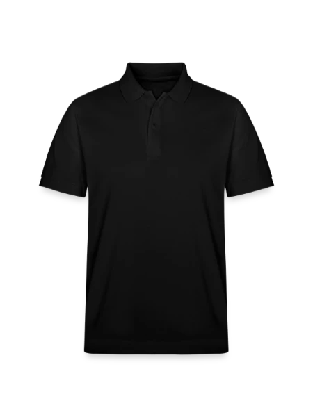 Stanley/Stella Unisex Organic Polo Shirt PREPSTER - black - Front
