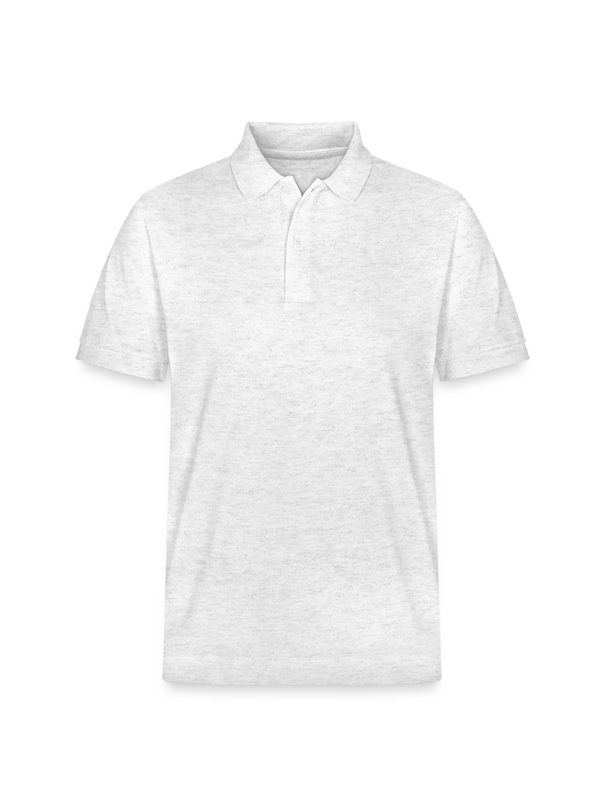 Stanley/Stella Unisex Organic Polo Shirt PREPSTER - heather white - Front