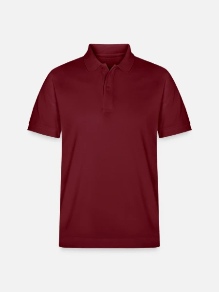 Stanley/Stella Unisex Organic Polo Shirt PREPSTER - burgundy - Front
