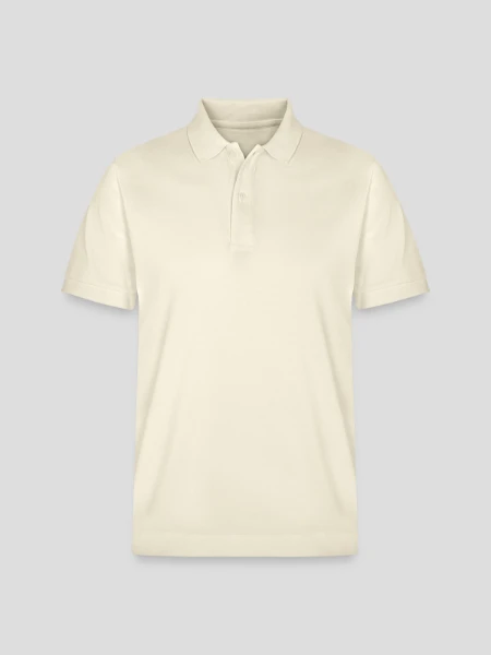 Stanley/Stella Unisex Bio-Poloshirt PREPSTER - Natur - Vorne
