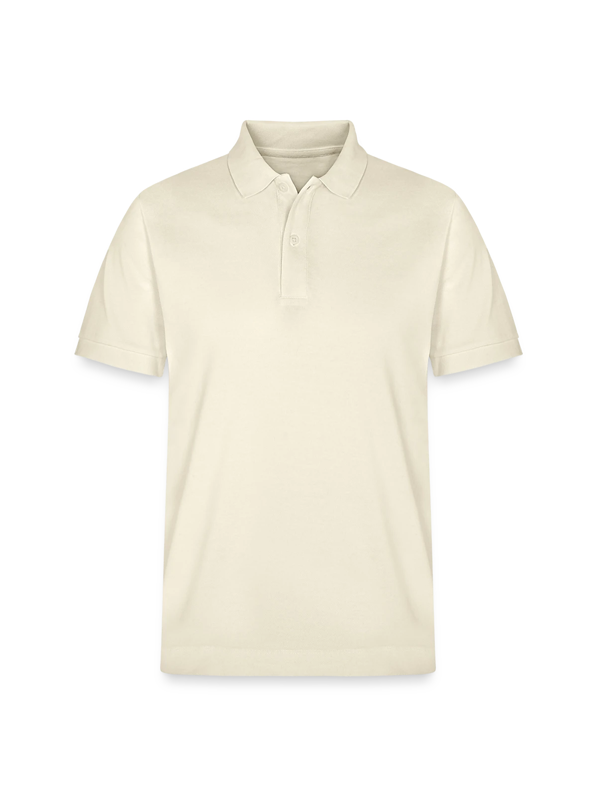 Stanley/Stella Unisex Organic Polo Shirt PREPSTER - soft Ecru - Front
