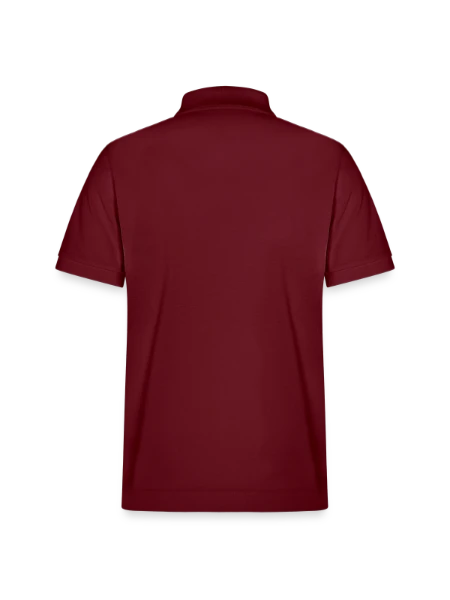 Stanley/Stella Unisex Organic Polo Shirt PREPSTER - burgundy - Back