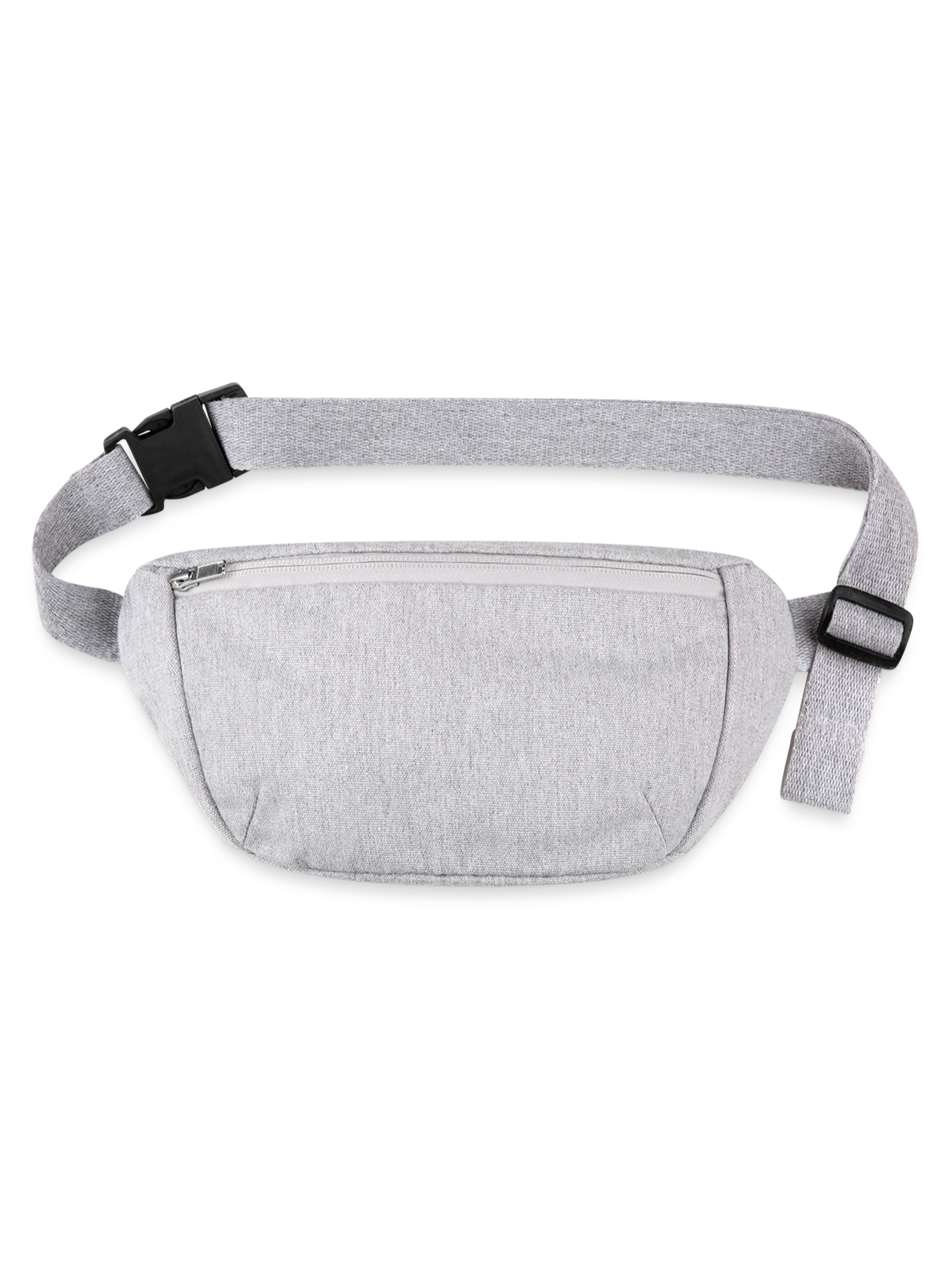Stanley/Stella recycled Hip Bag  - heather grey - Front