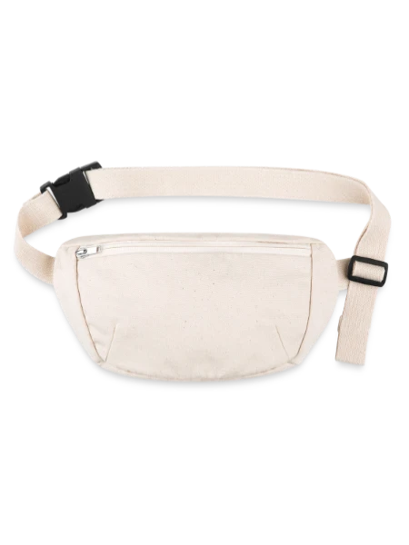 Sac banane recyclé Stanley/Stella - blanc naturel - Devant