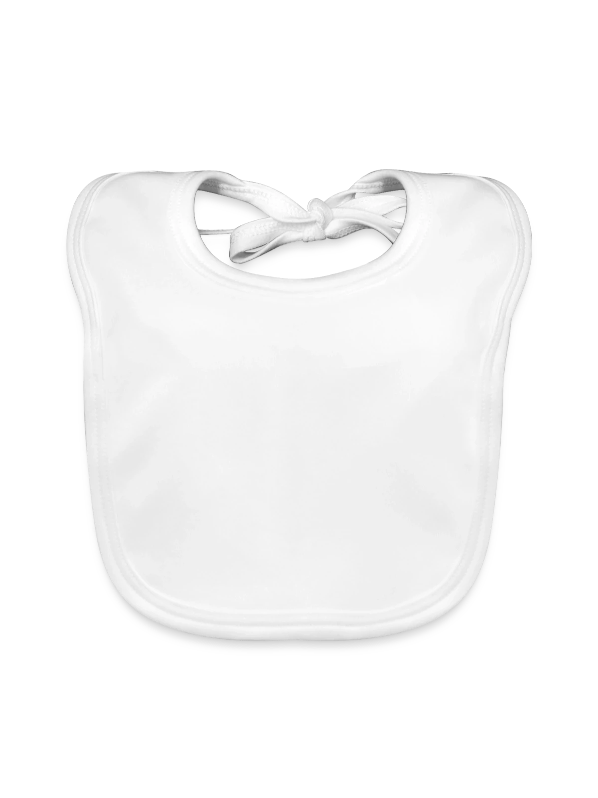 Organic Baby Bibs - white - Front