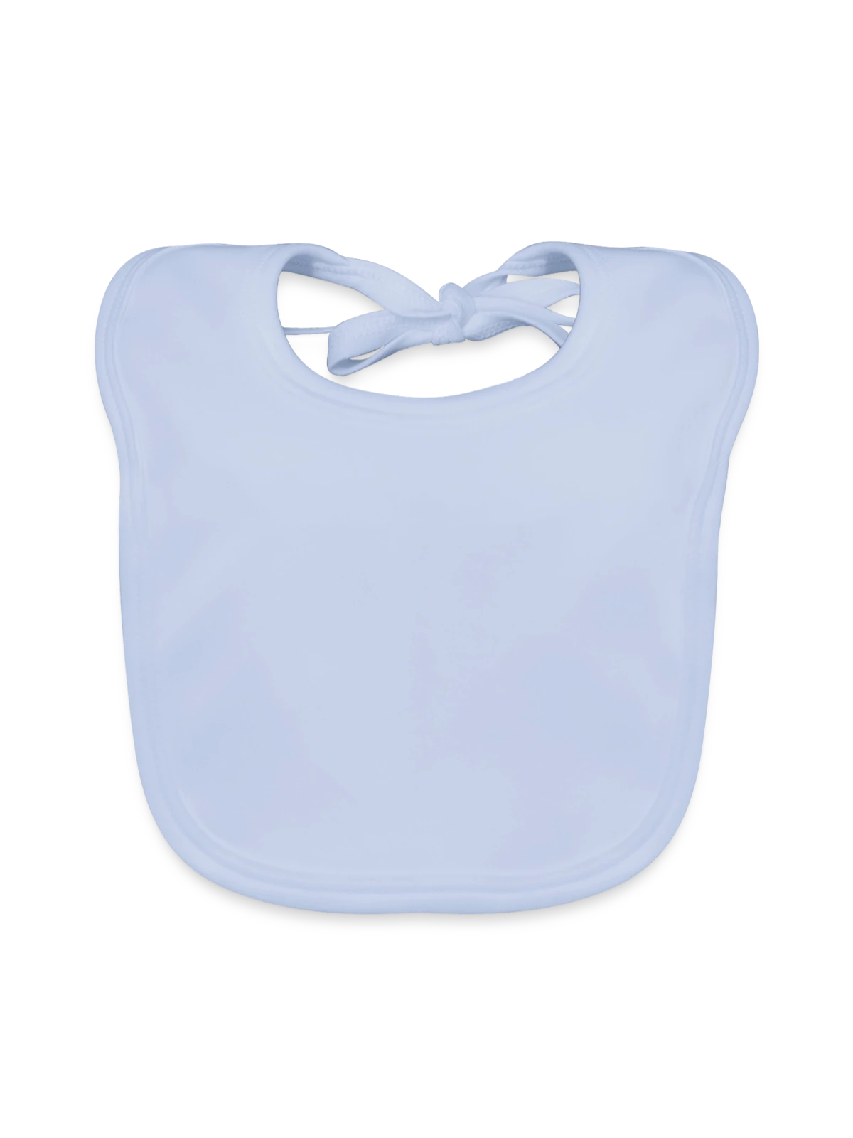 Baby Bio-Lätzchen - sky Blue - Vorne