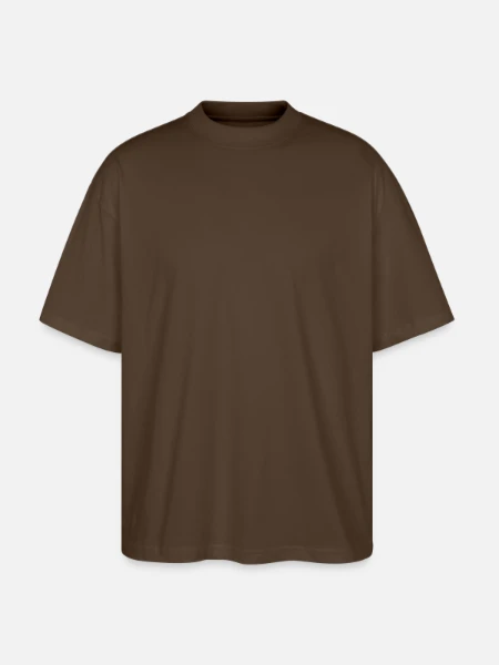 Stanley/Stella Oversized Unisex Organic T-shirt Blaster 2.0 - mocha - Front