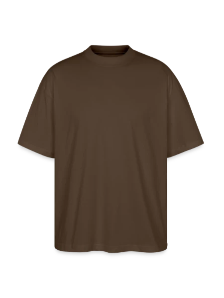T-shirt bio Blaster 2.0 coupe oversize Stanley/Stella Unisexe - marron foncé - Devant