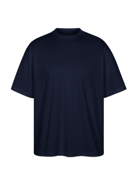 Stanley/Stella Oversized Unisex Organic T-shirt Blaster 2.0 - navy - Front