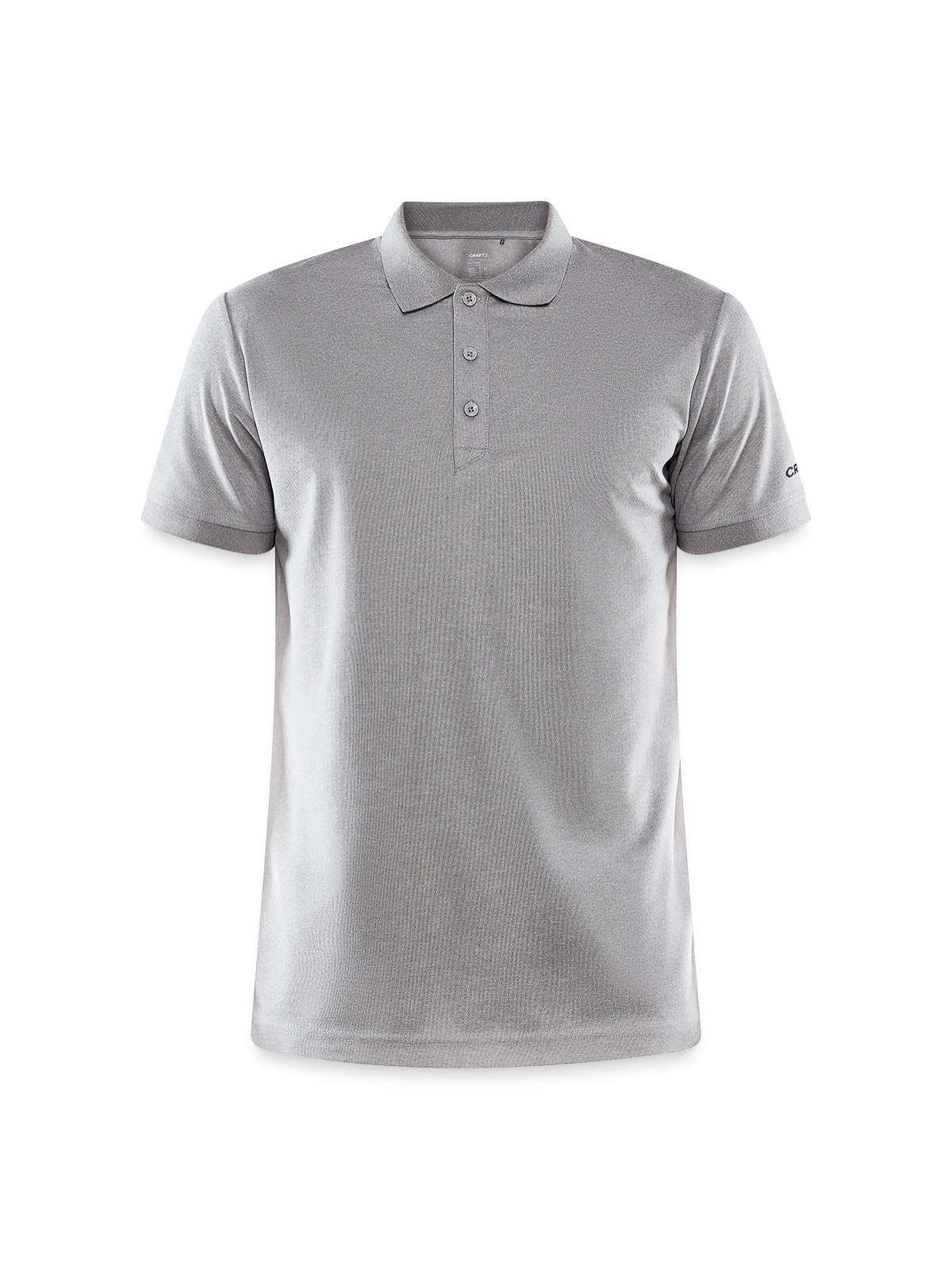 Polo Core Unify CRAFT - gris chiné - Devant