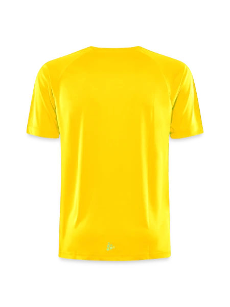 CRAFT Core Unify Trainings-T-Shirt - Gelb - Hinten