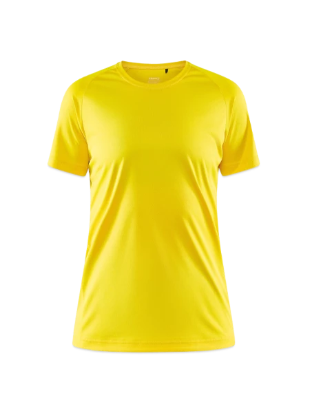 T-shirt d’entraînement Core Unify CRAFT Femme - jaune - Devant