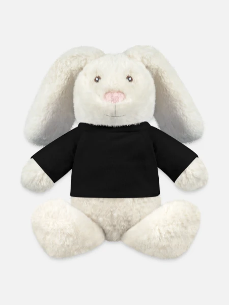 MiniFeet® RecycelHase® Bunny Cream - black - Front