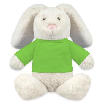 Lapin en peluche recyclé MiniFeet® Crème