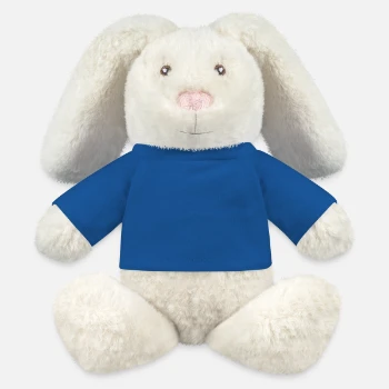 Lapin en peluche recyclé MiniFeet® Crème