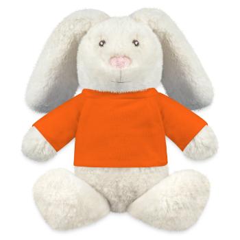 Lapin en peluche recyclé MiniFeet® Crème