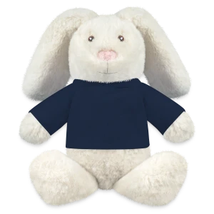 Lapin en peluche recyclé MiniFeet® Crème