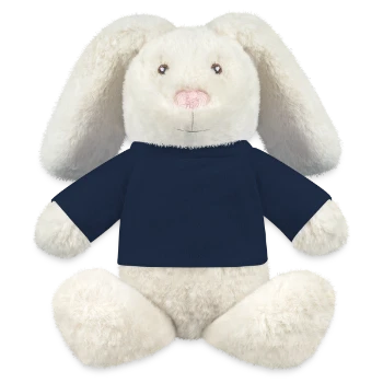 Lapin en peluche recyclé MiniFeet® Crème