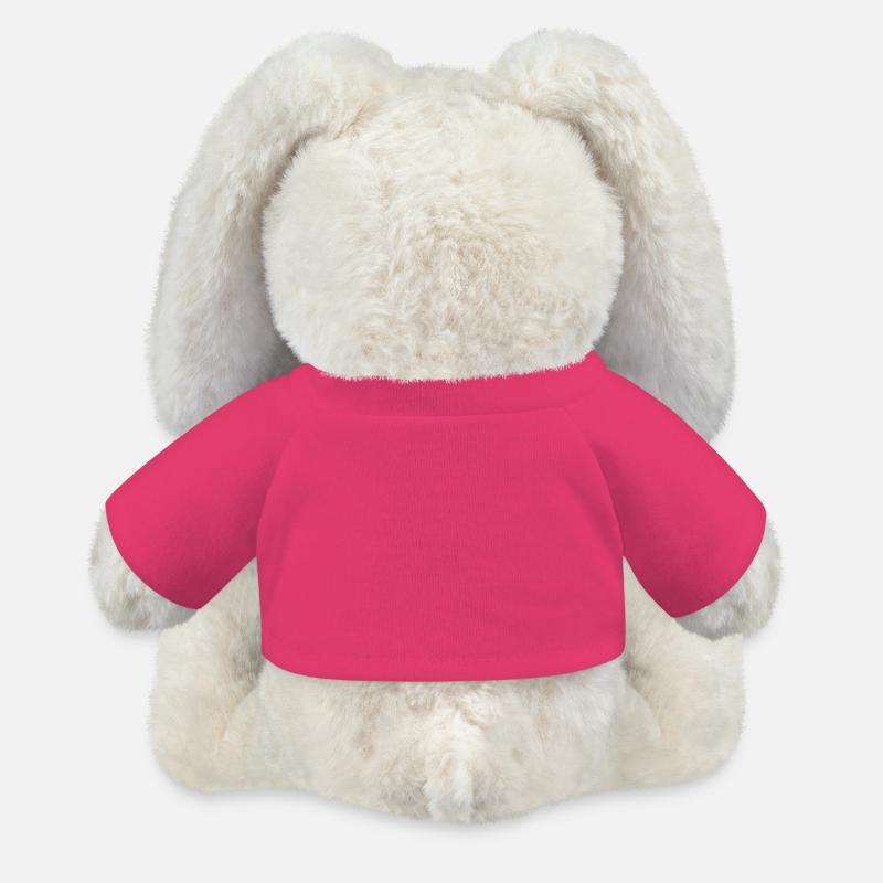 Lapin en peluche recyclé MiniFeet® Crème