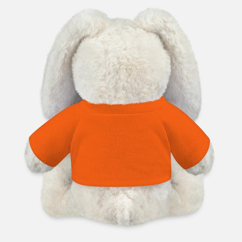 Lapin en peluche recyclé MiniFeet® Crème