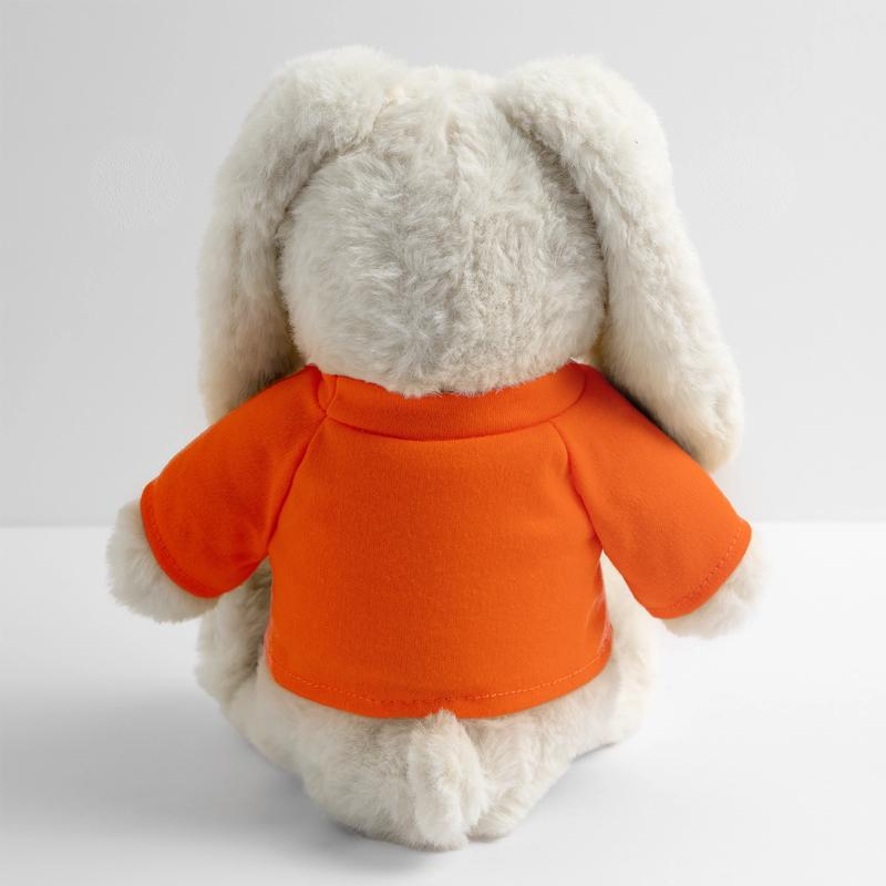 Lapin en peluche recyclé MiniFeet® Crème