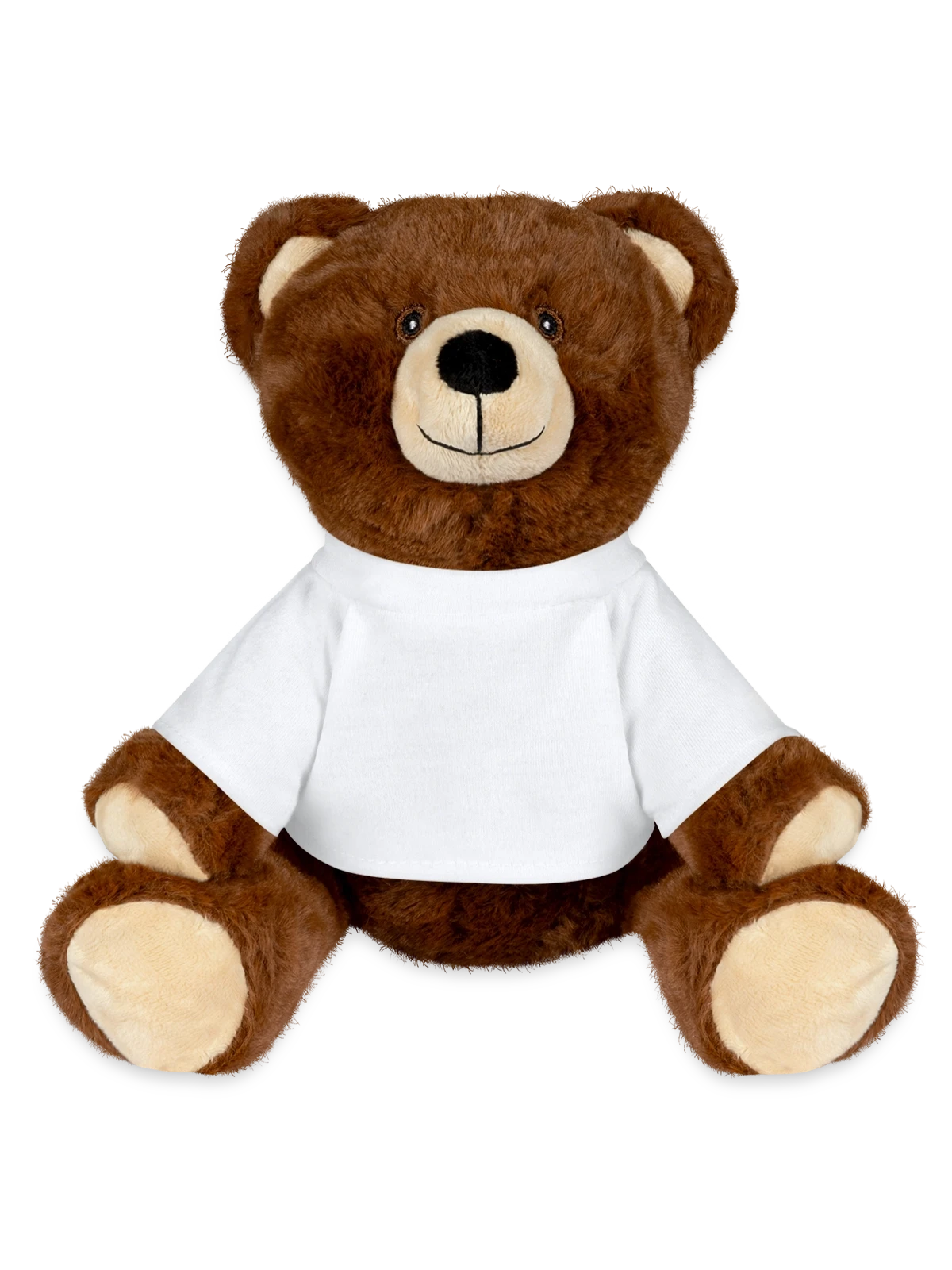 MiniFeet® RecycelBär® Teddy Bear Brown - white - Front