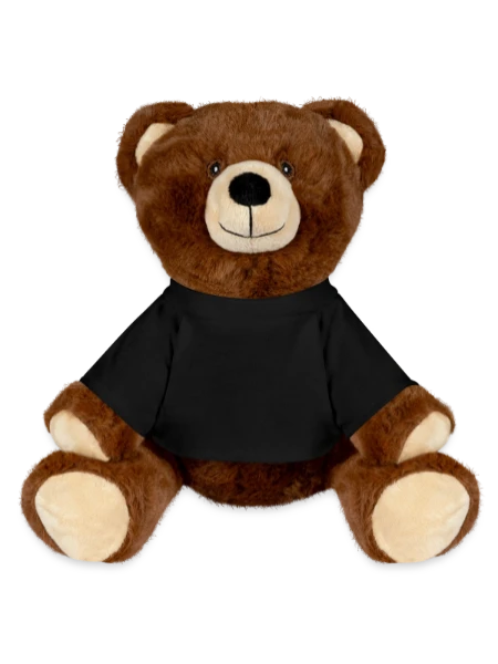 MiniFeet® RecycelBär® Teddy Bear Brown - black - Front