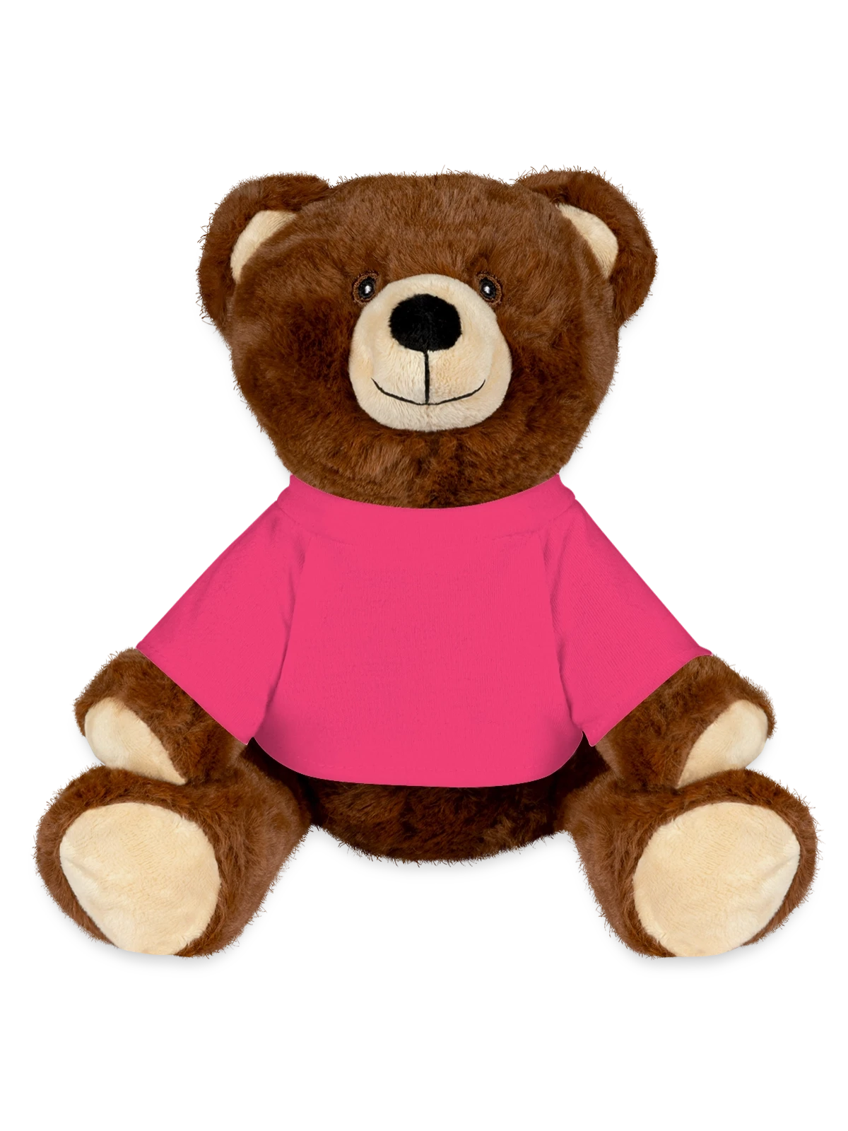 MiniFeet® RecycelBär® Teddy Bear Brown - pink - Front