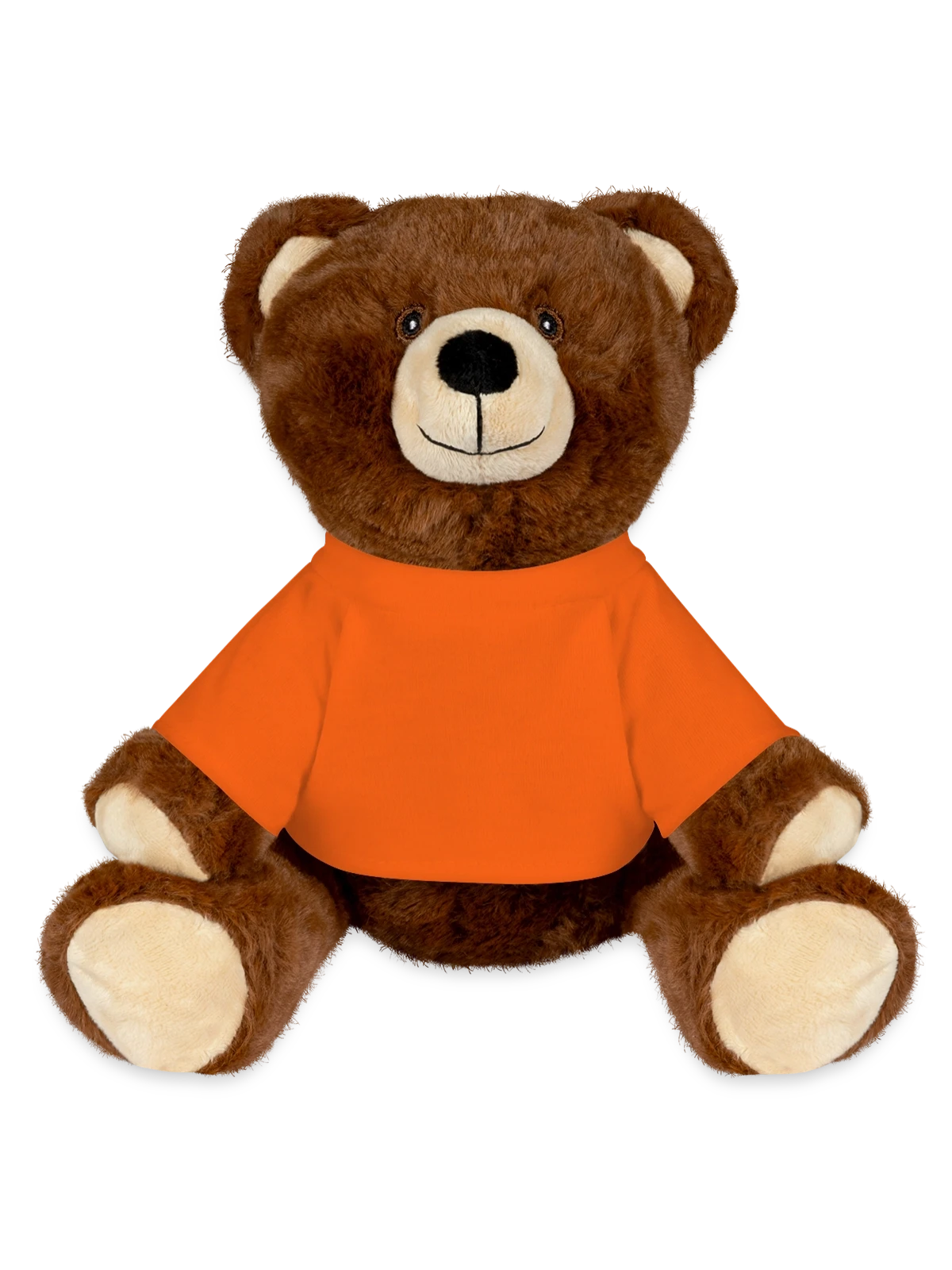 Nounours RecycelBär® marron - orange doré - Devant