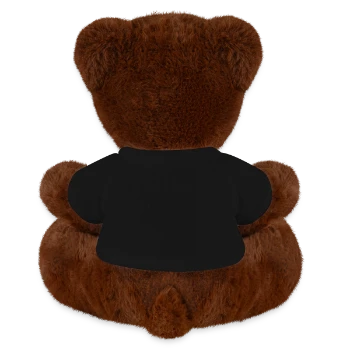 Nounours RecycelBär® marron - noir - Dos
